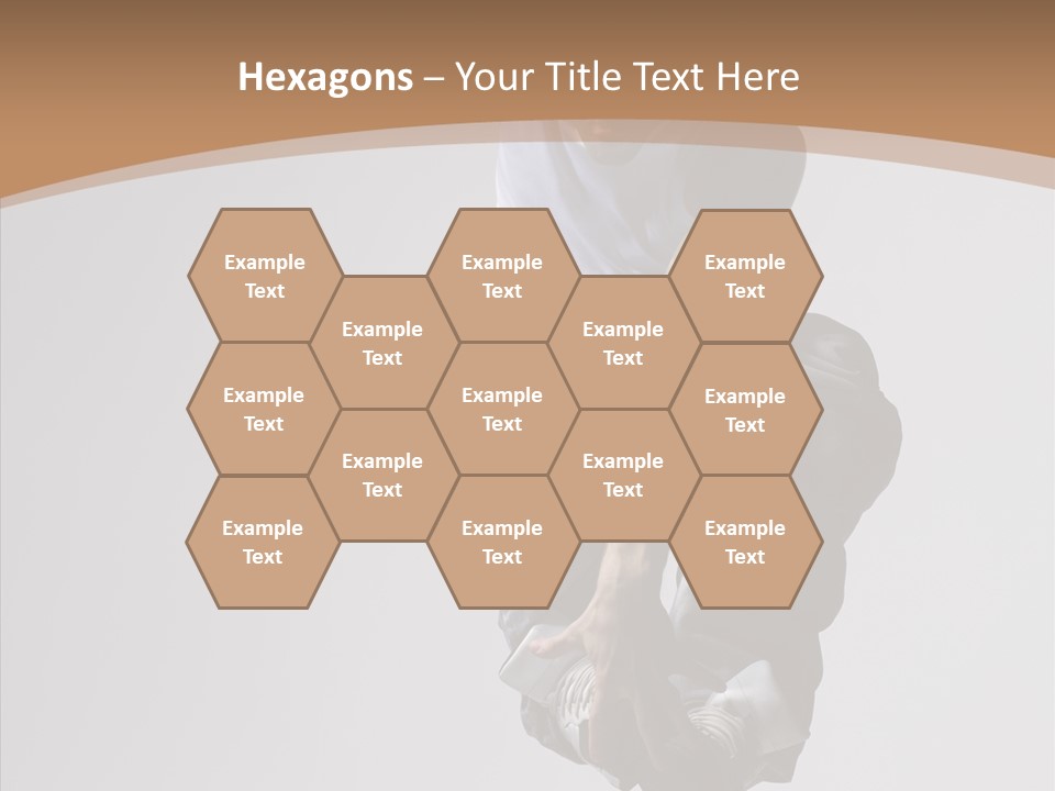 Action Pose Aerobics PowerPoint Template