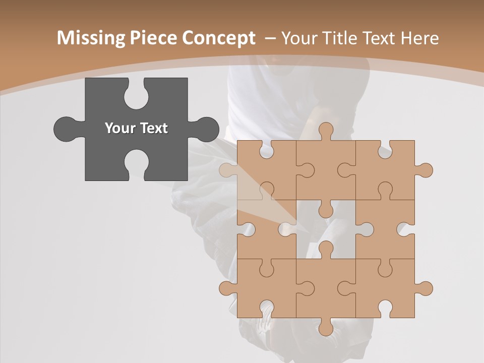 Action Pose Aerobics PowerPoint Template