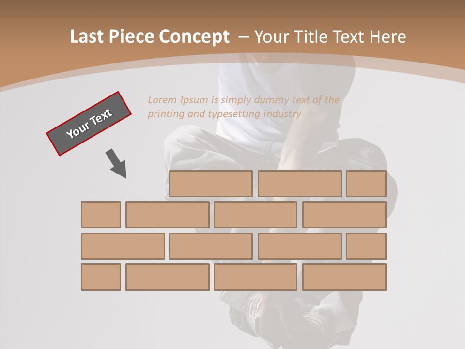 Action Pose Aerobics PowerPoint Template