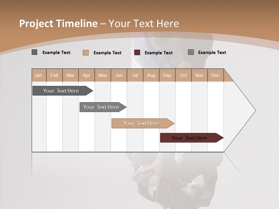 Action Pose Aerobics PowerPoint Template