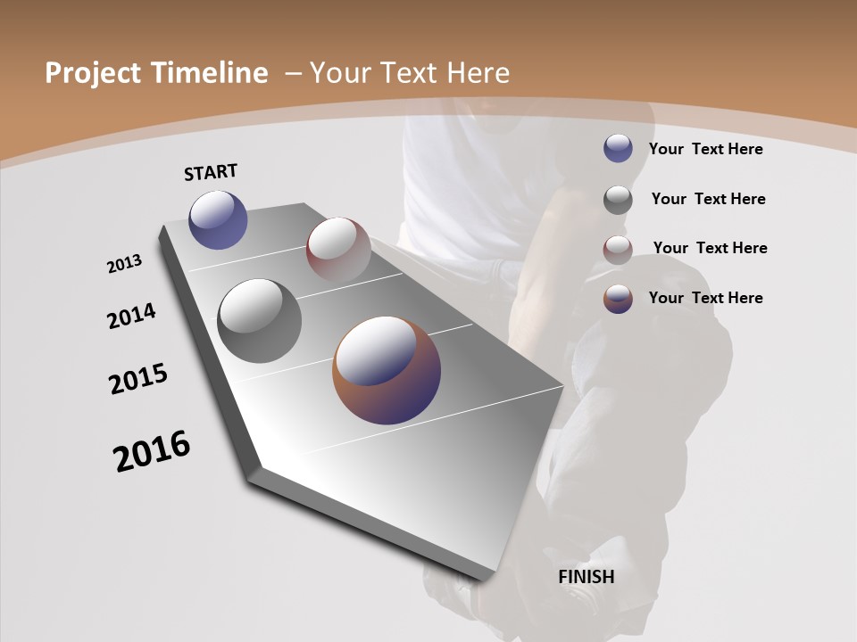 Action Pose Aerobics PowerPoint Template
