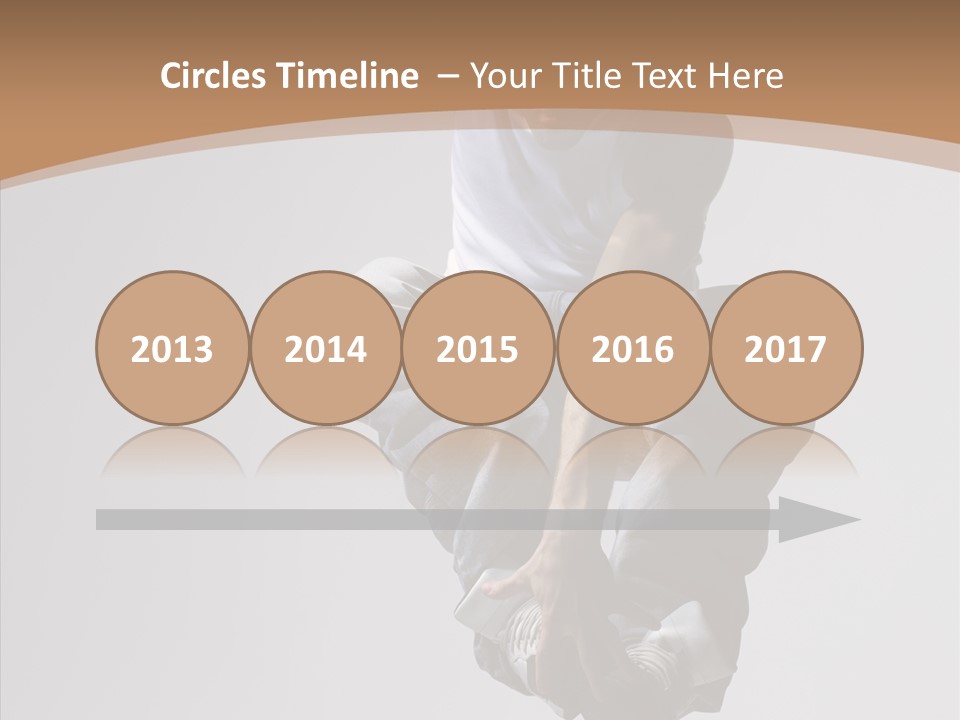 Action Pose Aerobics PowerPoint Template