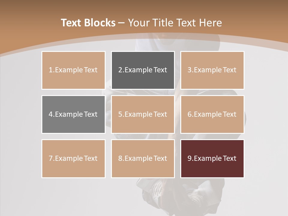 Action Pose Aerobics PowerPoint Template