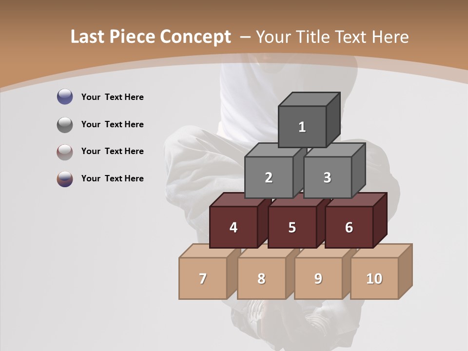 Action Pose Aerobics PowerPoint Template