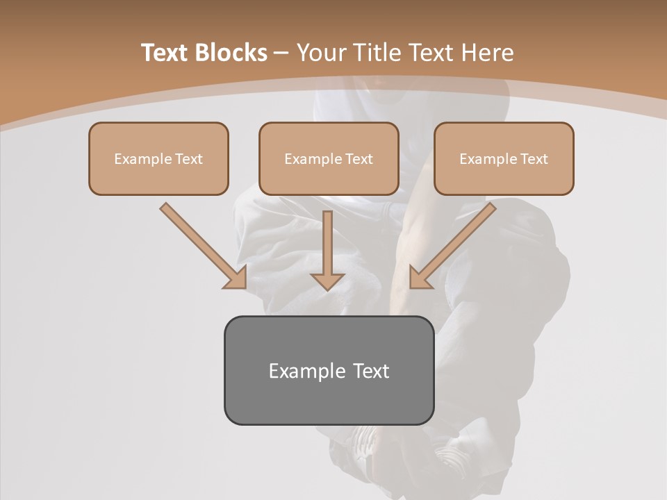 Action Pose Aerobics PowerPoint Template