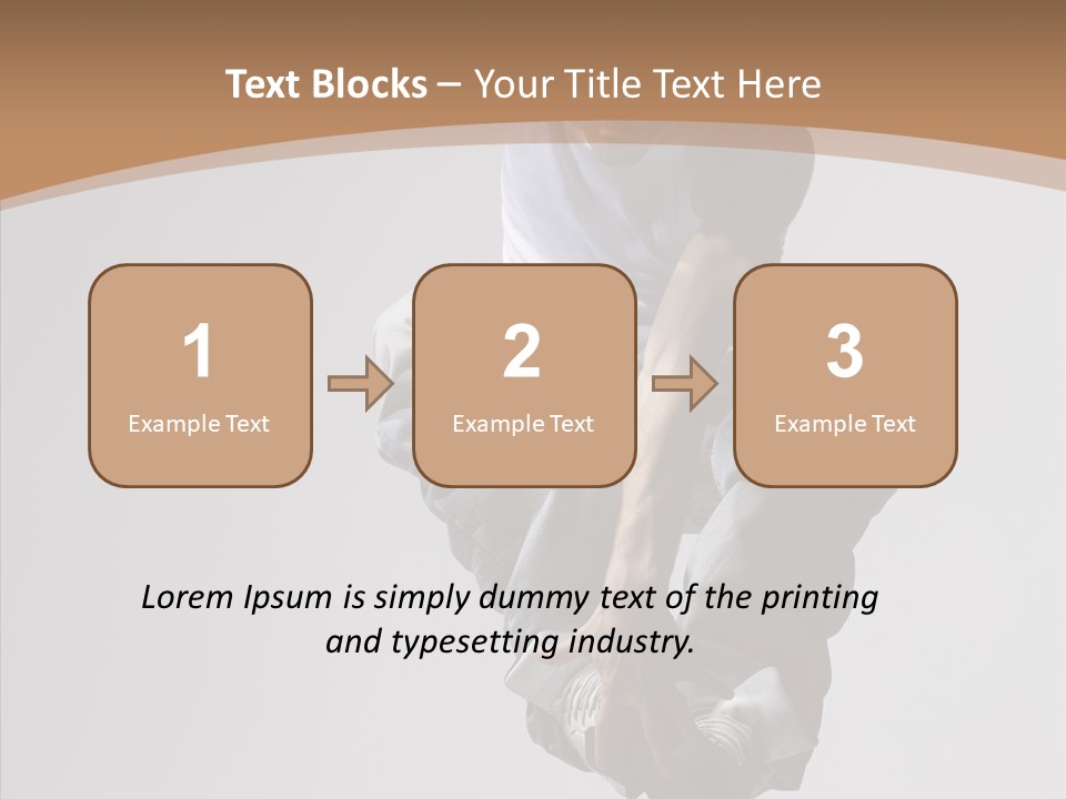 Action Pose Aerobics PowerPoint Template