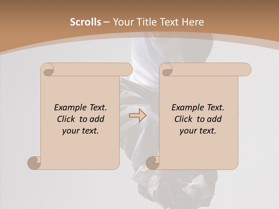 Action Pose Aerobics PowerPoint Template