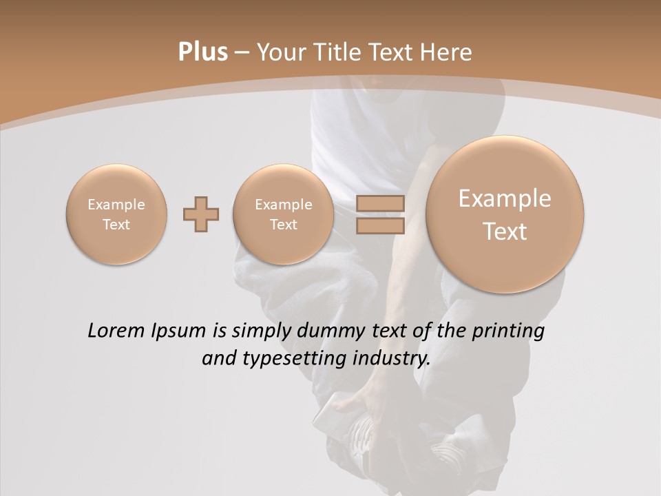 Action Pose Aerobics PowerPoint Template