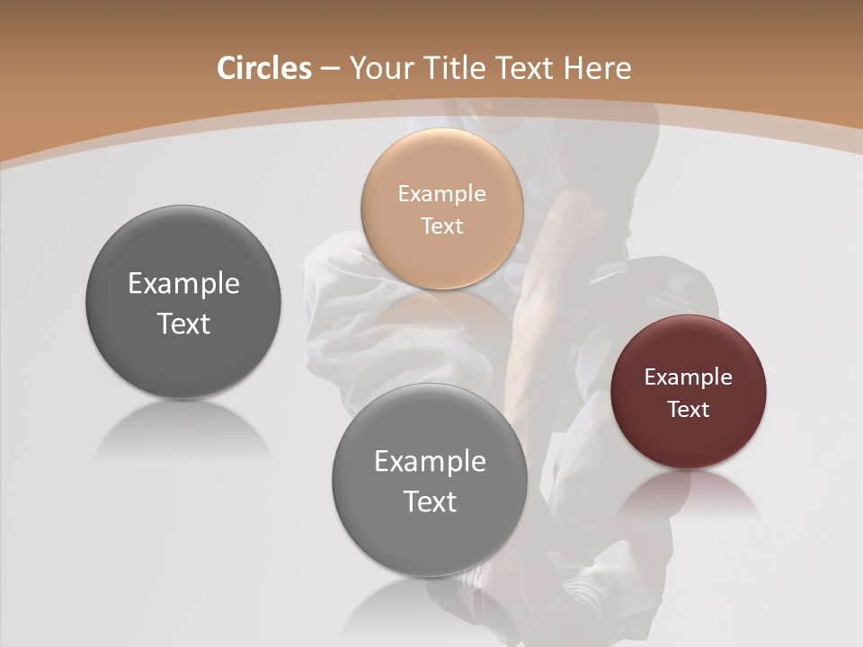 Action Pose Aerobics PowerPoint Template