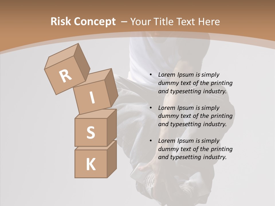 Action Pose Aerobics PowerPoint Template