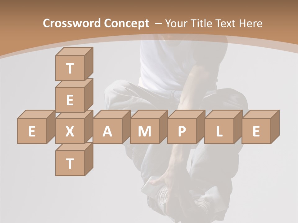 Action Pose Aerobics PowerPoint Template