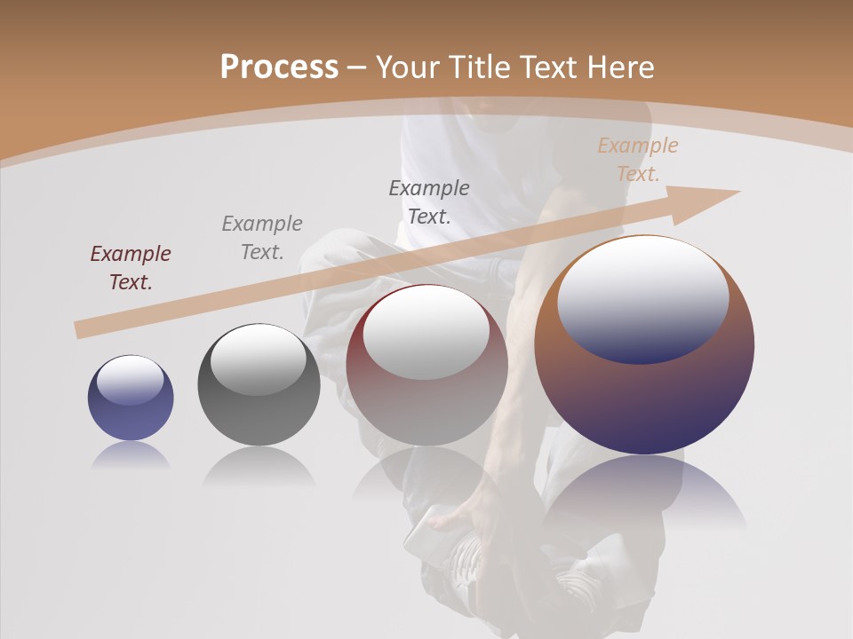 Action Pose Aerobics PowerPoint Template