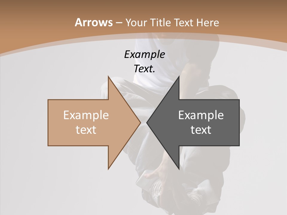 Action Pose Aerobics PowerPoint Template