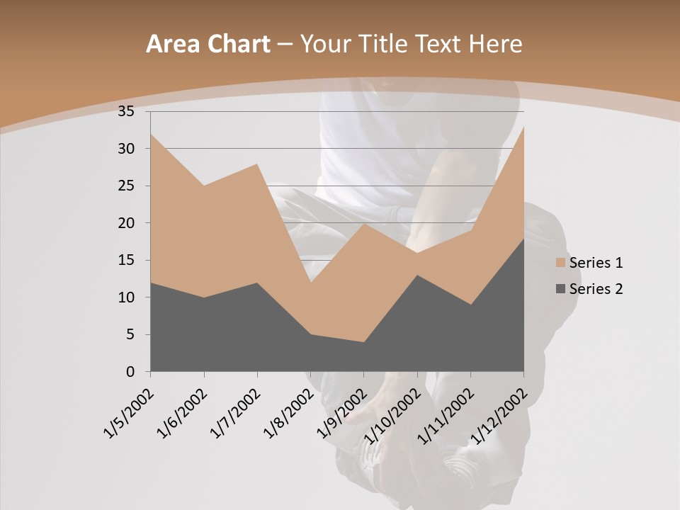 Action Pose Aerobics PowerPoint Template