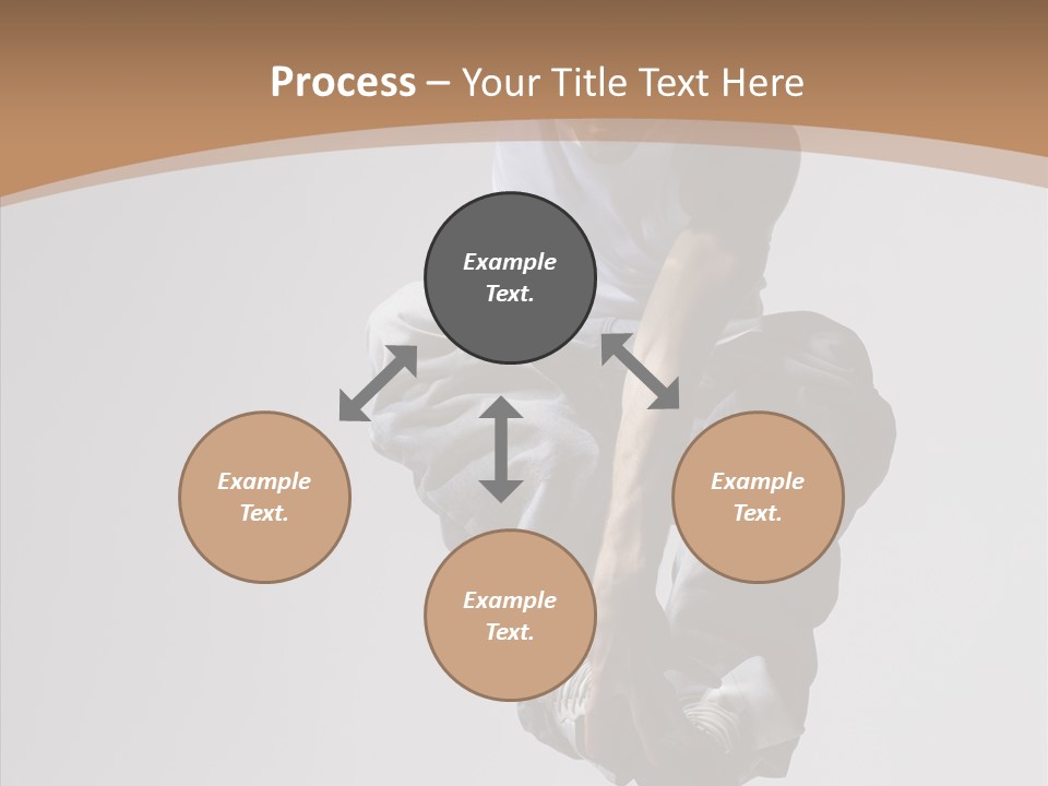 Action Pose Aerobics PowerPoint Template