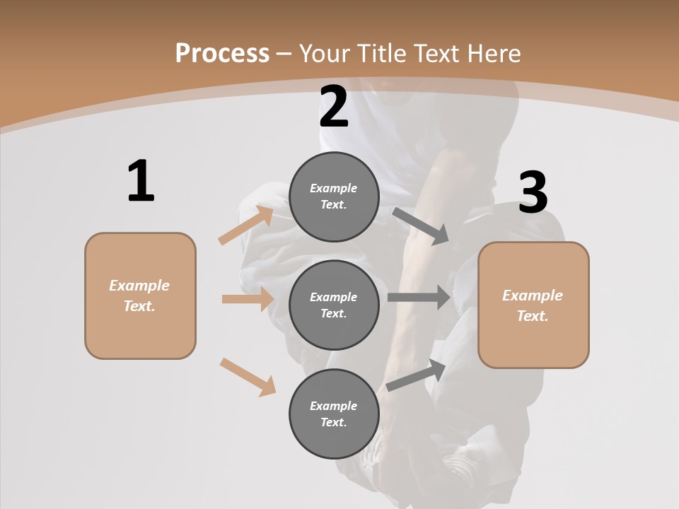 Action Pose Aerobics PowerPoint Template