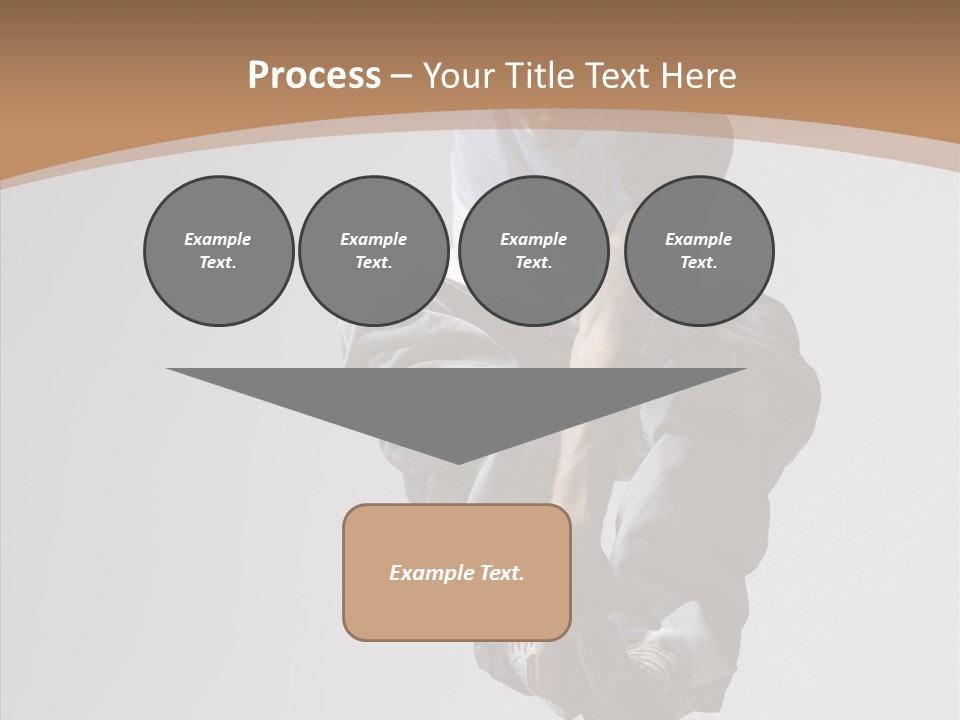 Action Pose Aerobics PowerPoint Template