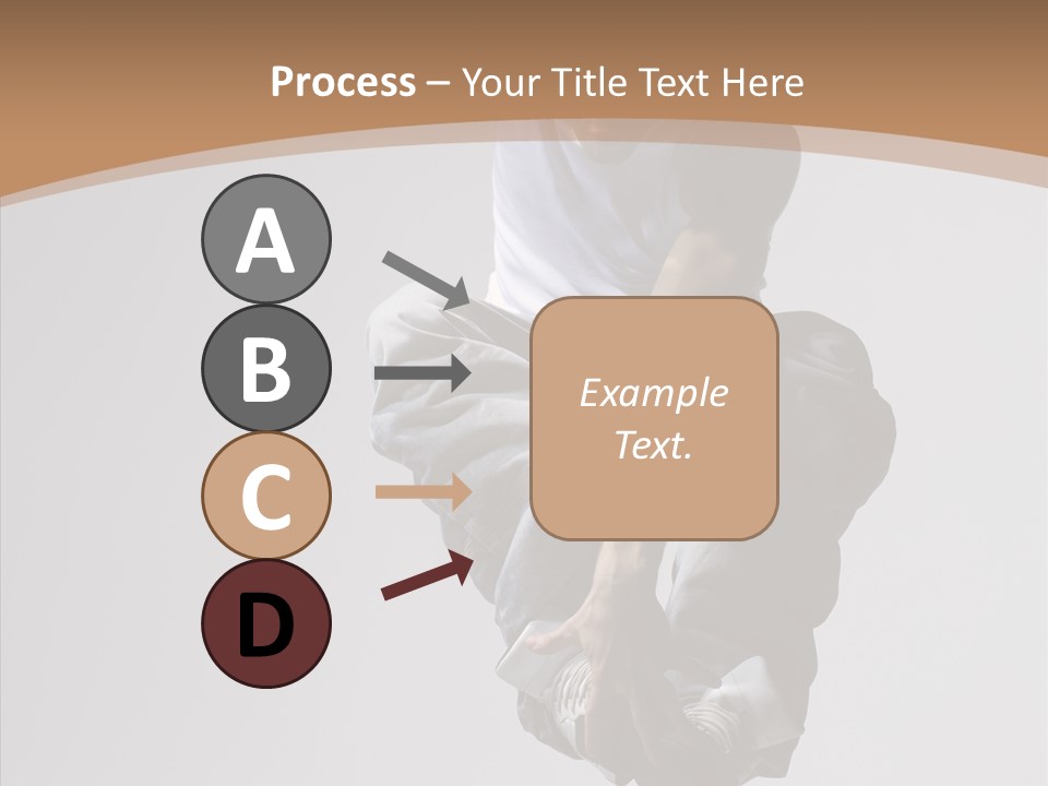 Action Pose Aerobics PowerPoint Template