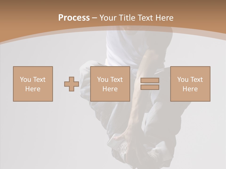 Action Pose Aerobics PowerPoint Template