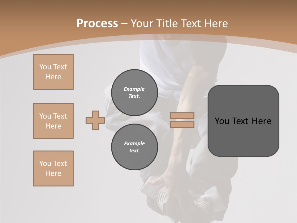 Action Pose Aerobics PowerPoint Template