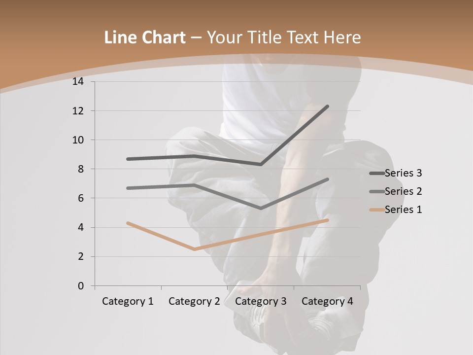 Action Pose Aerobics PowerPoint Template