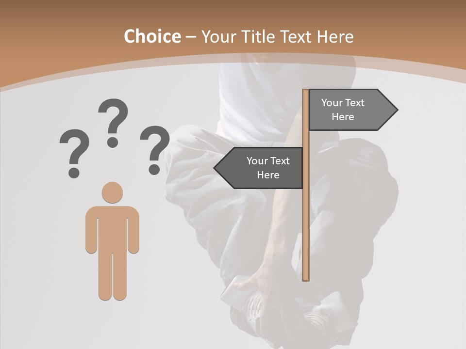 Action Pose Aerobics PowerPoint Template