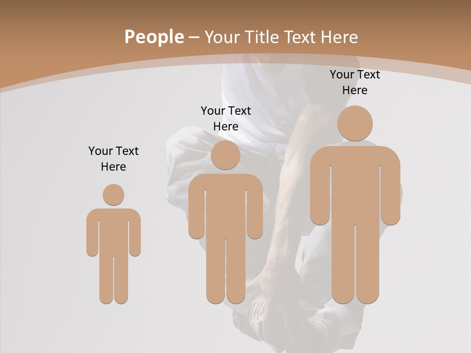 Action Pose Aerobics PowerPoint Template