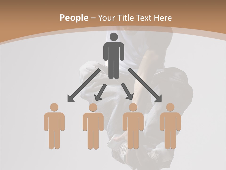 Action Pose Aerobics PowerPoint Template