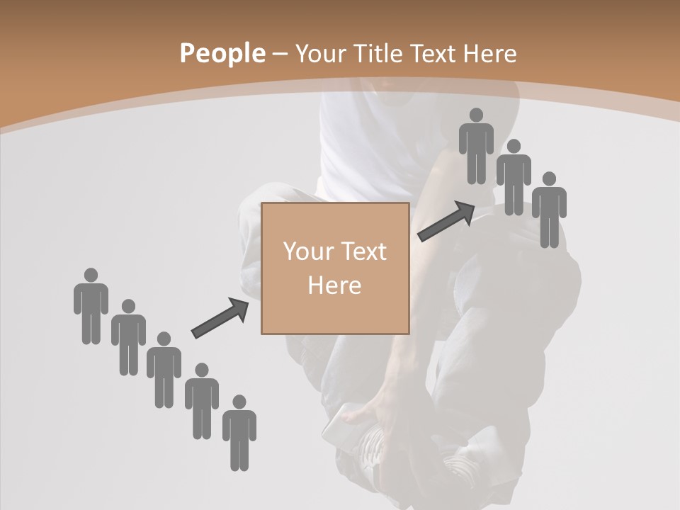 Action Pose Aerobics PowerPoint Template