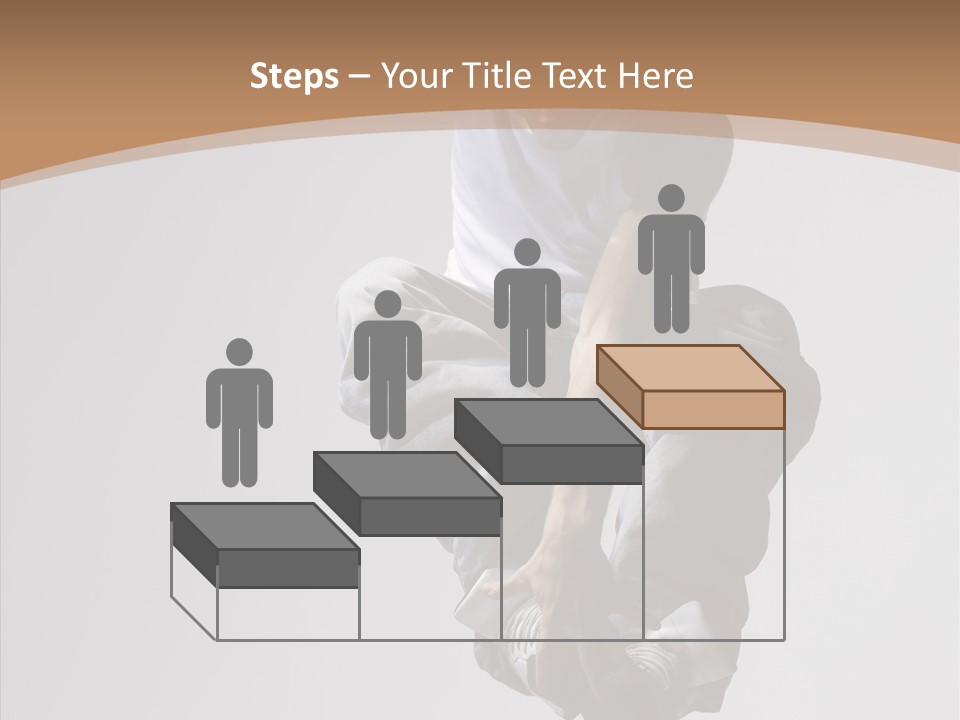 Action Pose Aerobics PowerPoint Template