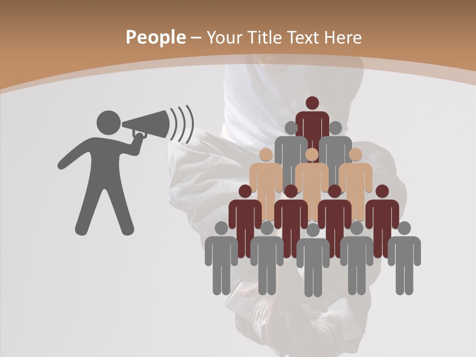 Action Pose Aerobics PowerPoint Template