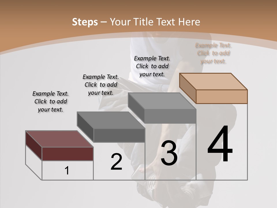 Action Pose Aerobics PowerPoint Template