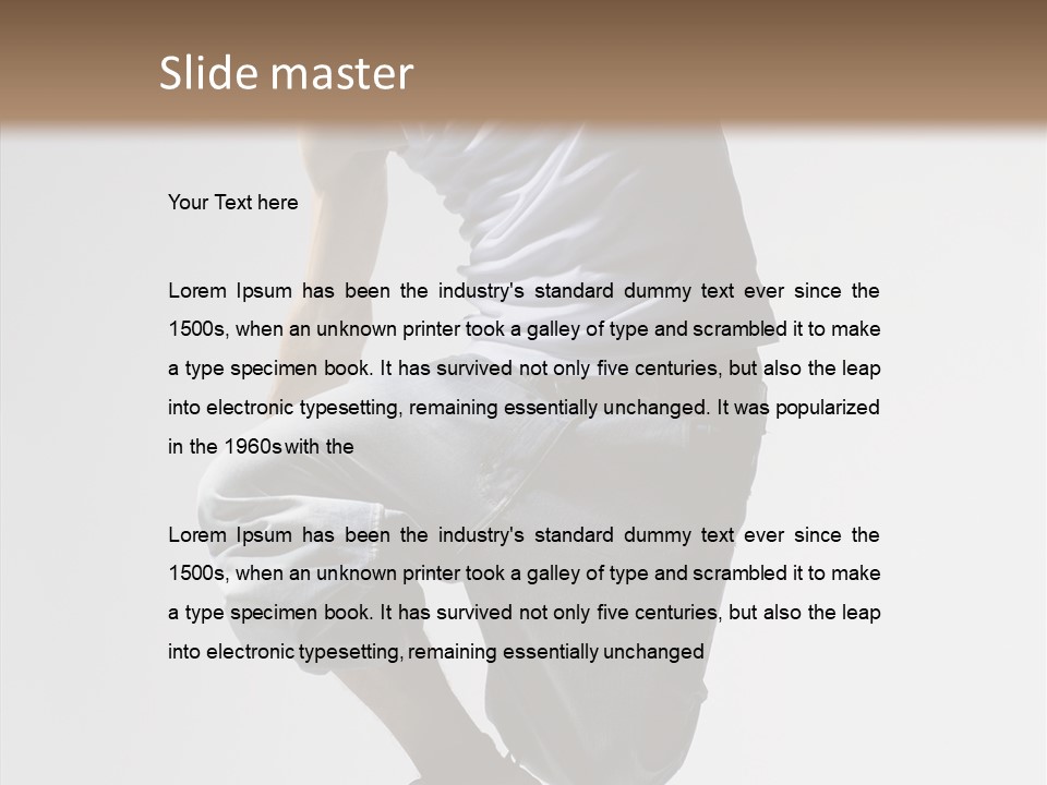 Exercizing Hop Fly PowerPoint Template