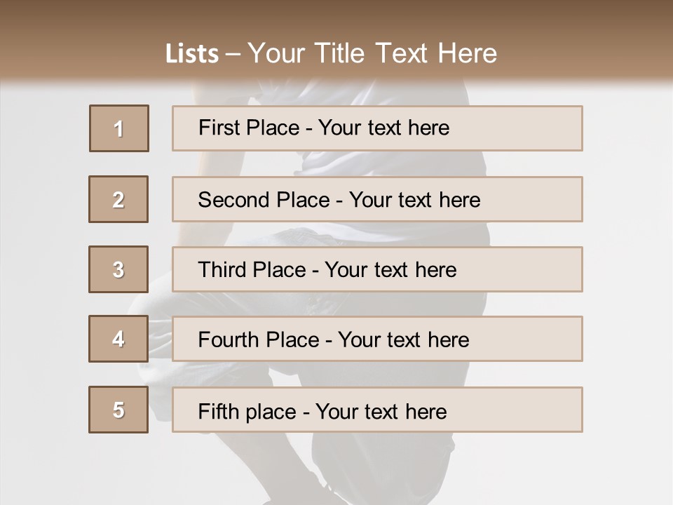 Exercizing Hop Fly PowerPoint Template