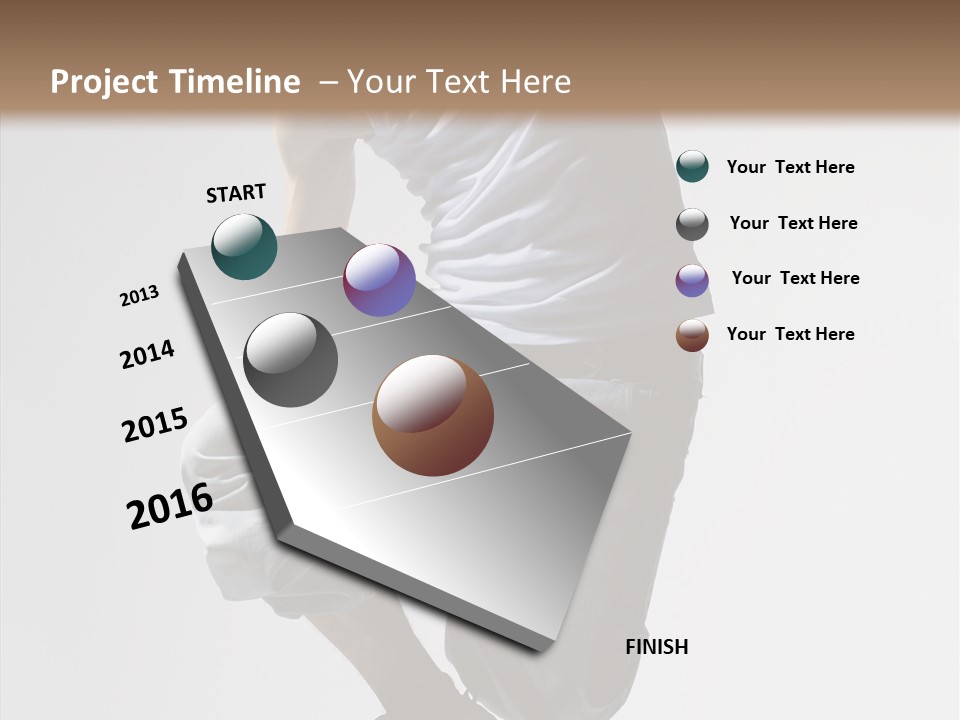Exercizing Hop Fly PowerPoint Template