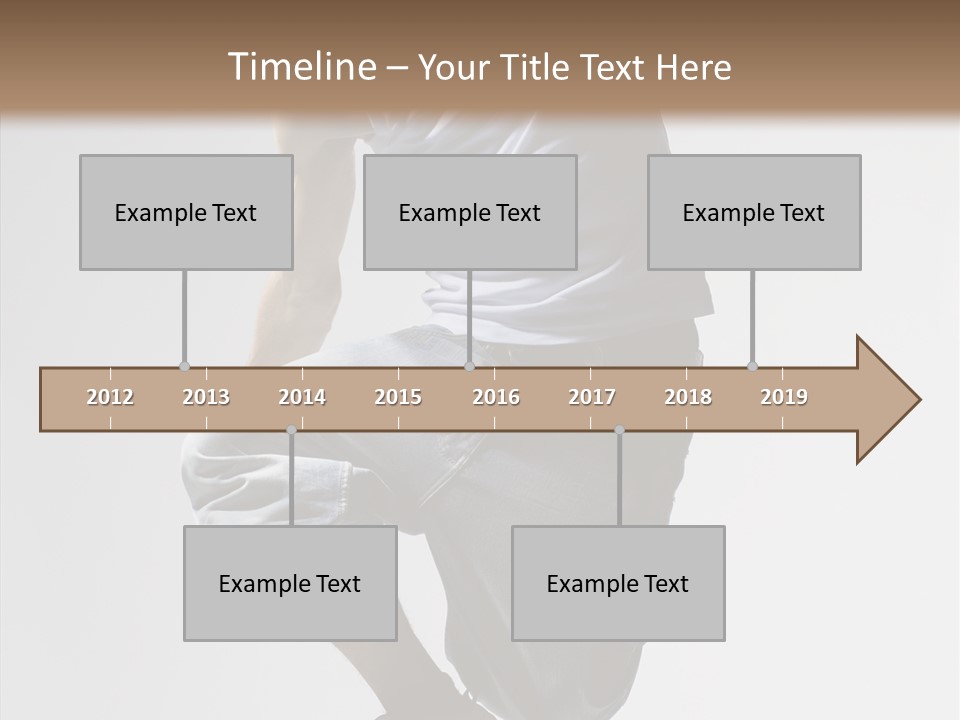 Exercizing Hop Fly PowerPoint Template