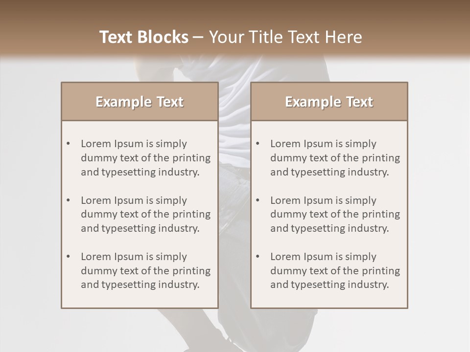 Exercizing Hop Fly PowerPoint Template