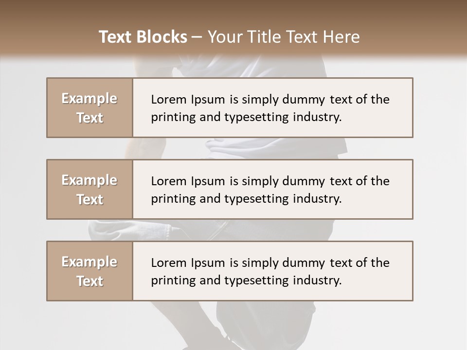 Exercizing Hop Fly PowerPoint Template