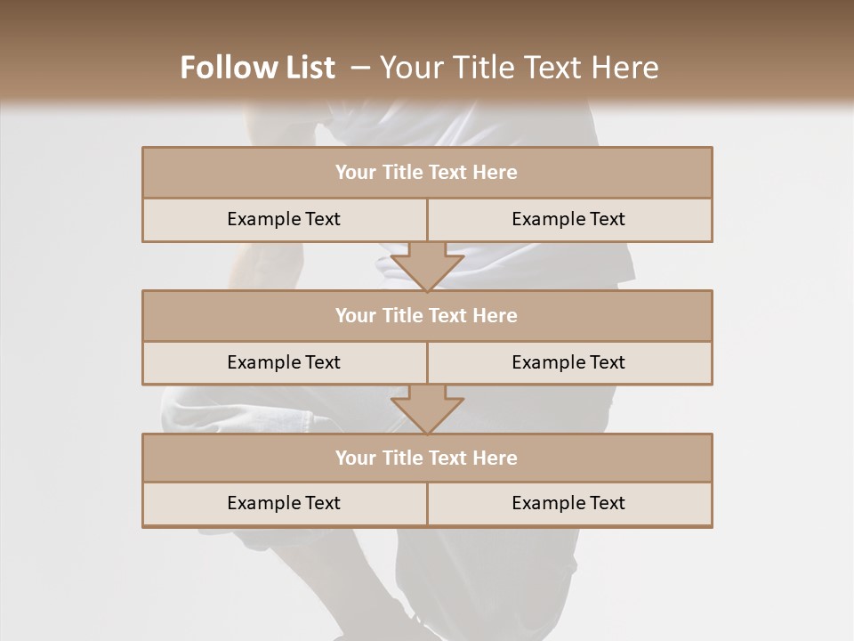 Exercizing Hop Fly PowerPoint Template