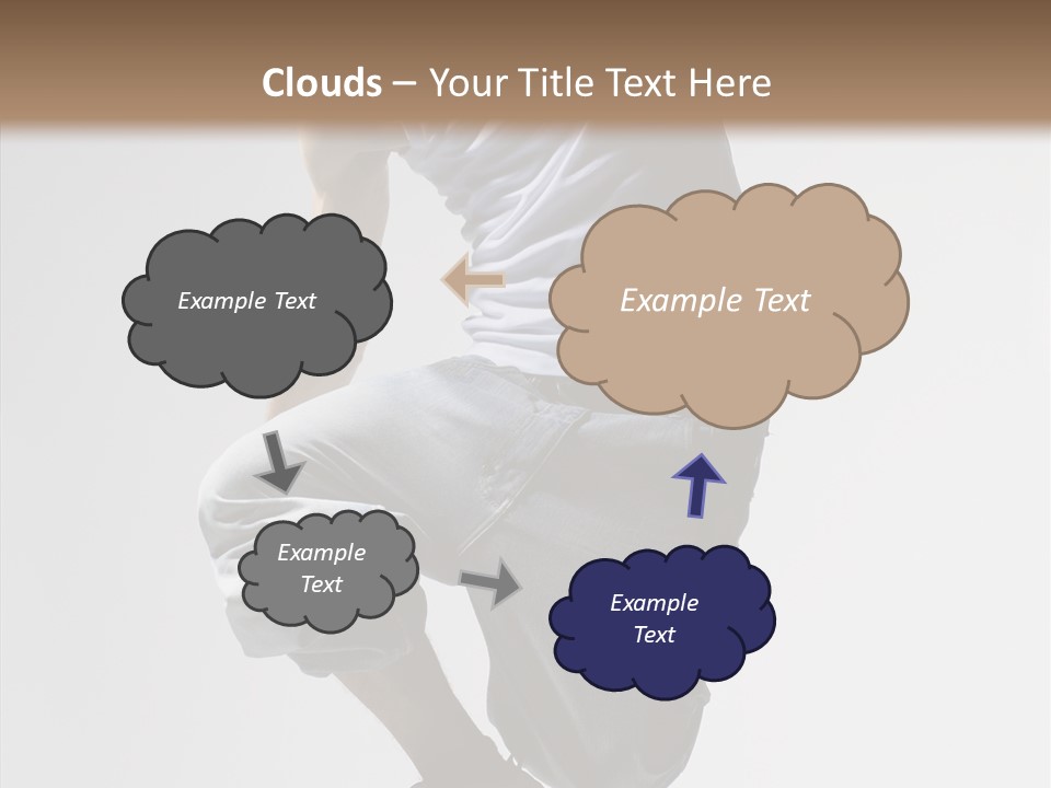 Exercizing Hop Fly PowerPoint Template