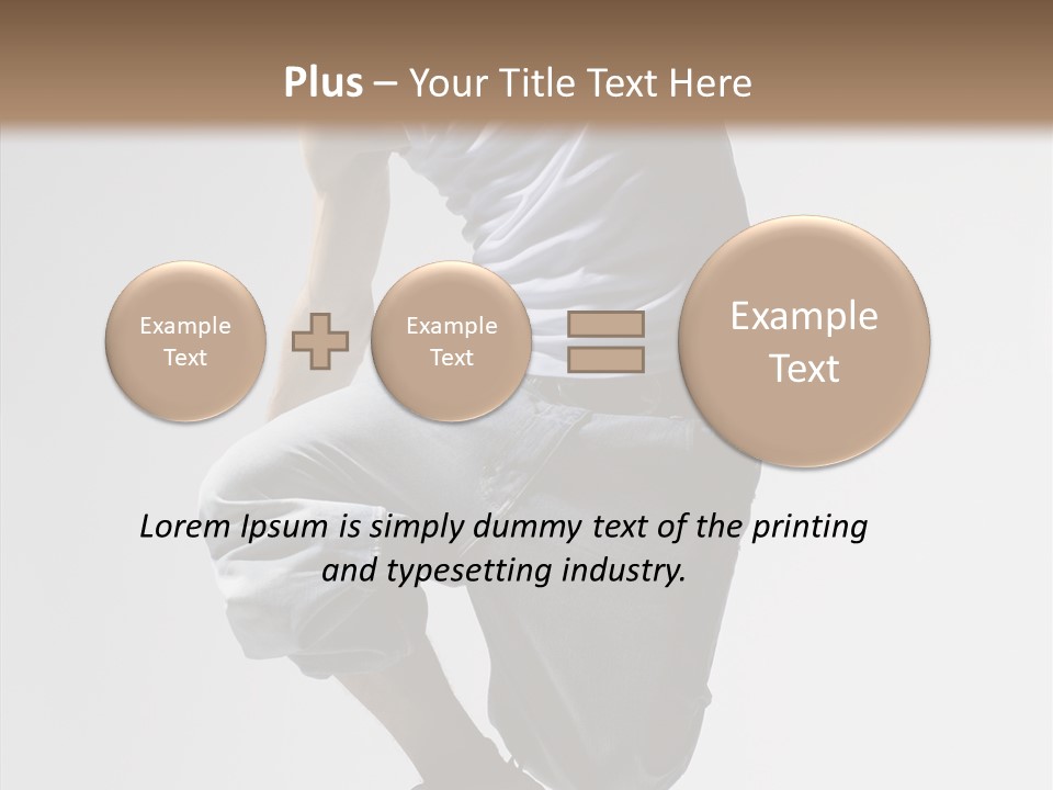 Exercizing Hop Fly PowerPoint Template
