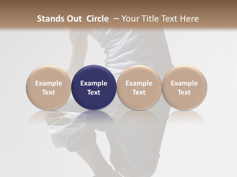 Exercizing Hop Fly PowerPoint Template