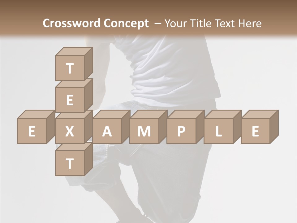 Exercizing Hop Fly PowerPoint Template
