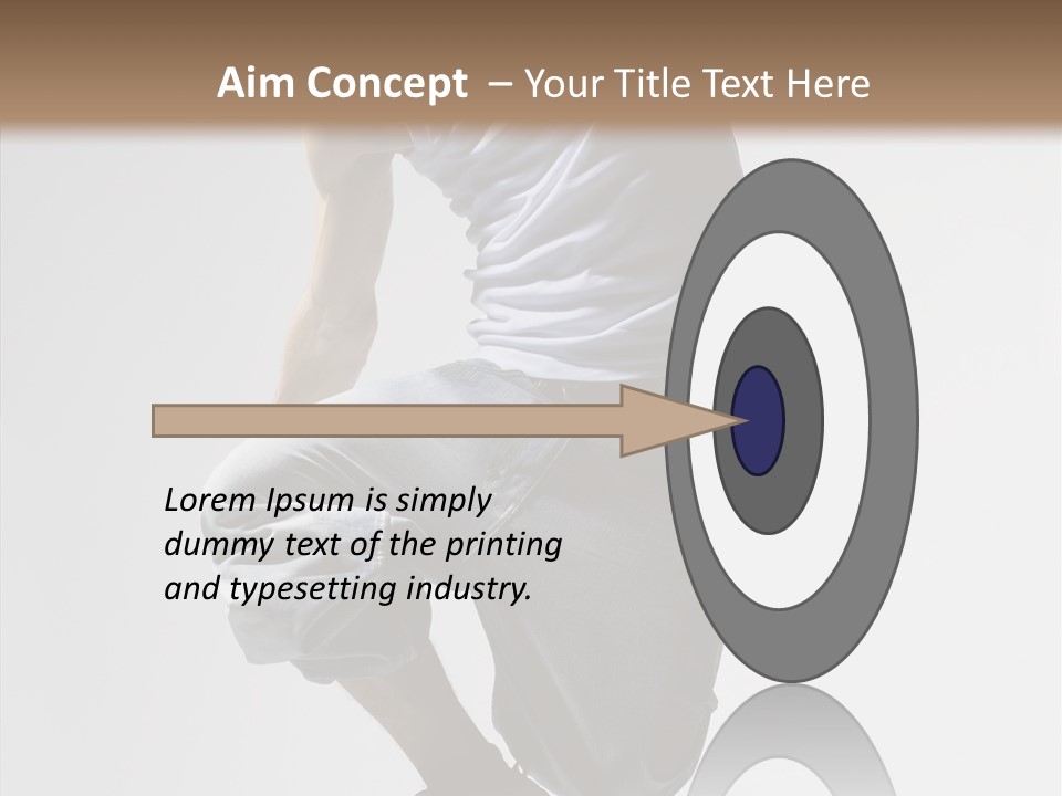 Exercizing Hop Fly PowerPoint Template