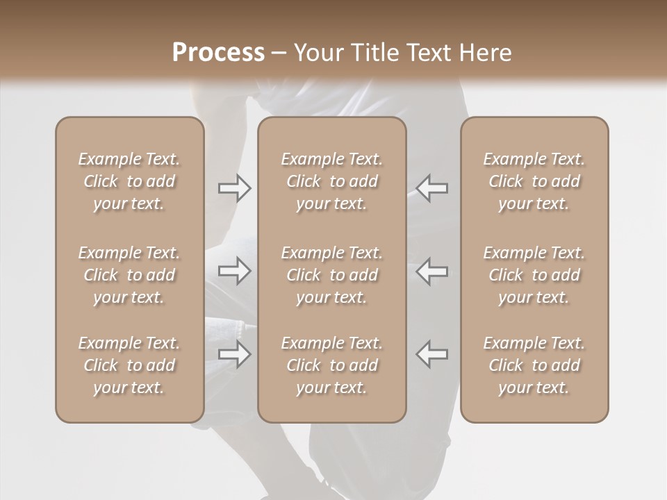 Exercizing Hop Fly PowerPoint Template