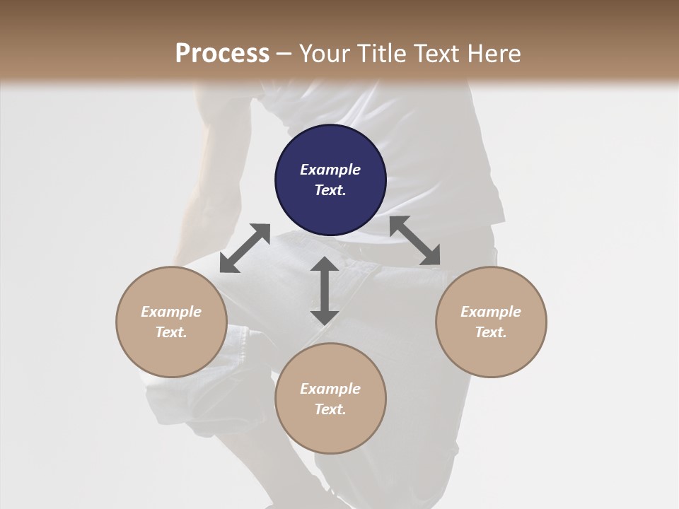 Exercizing Hop Fly PowerPoint Template