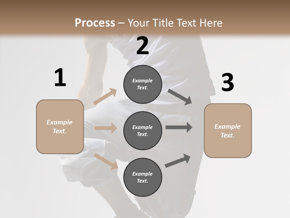 Exercizing Hop Fly PowerPoint Template