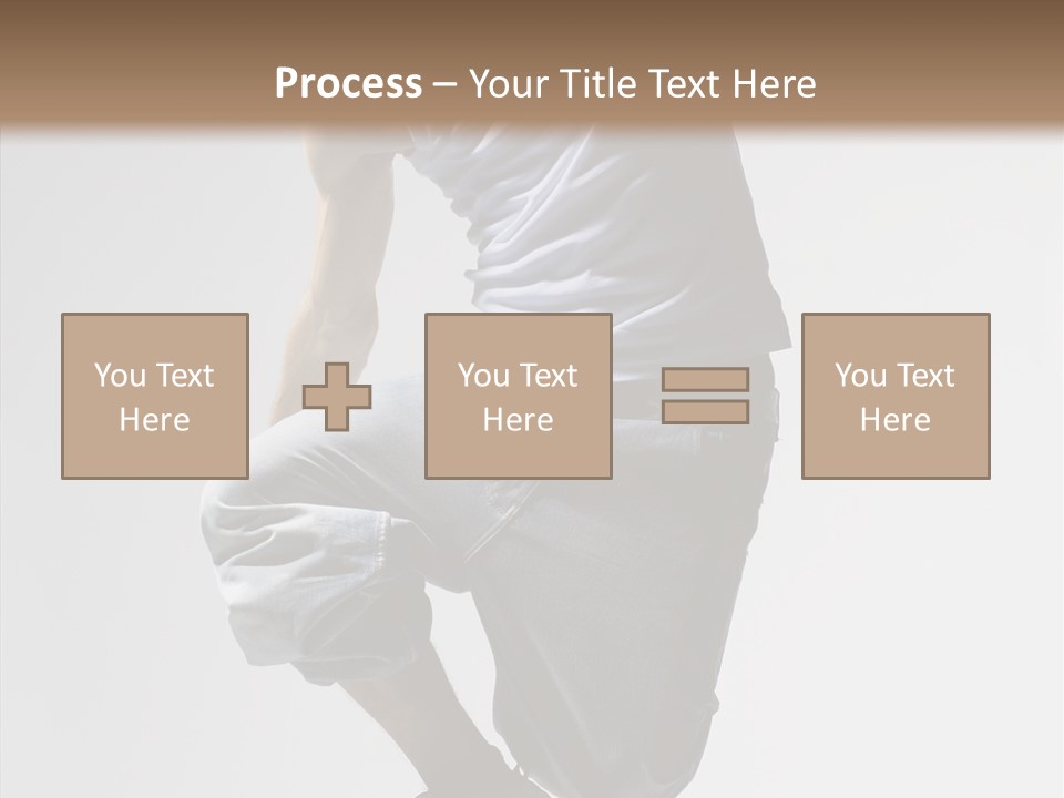 Exercizing Hop Fly PowerPoint Template