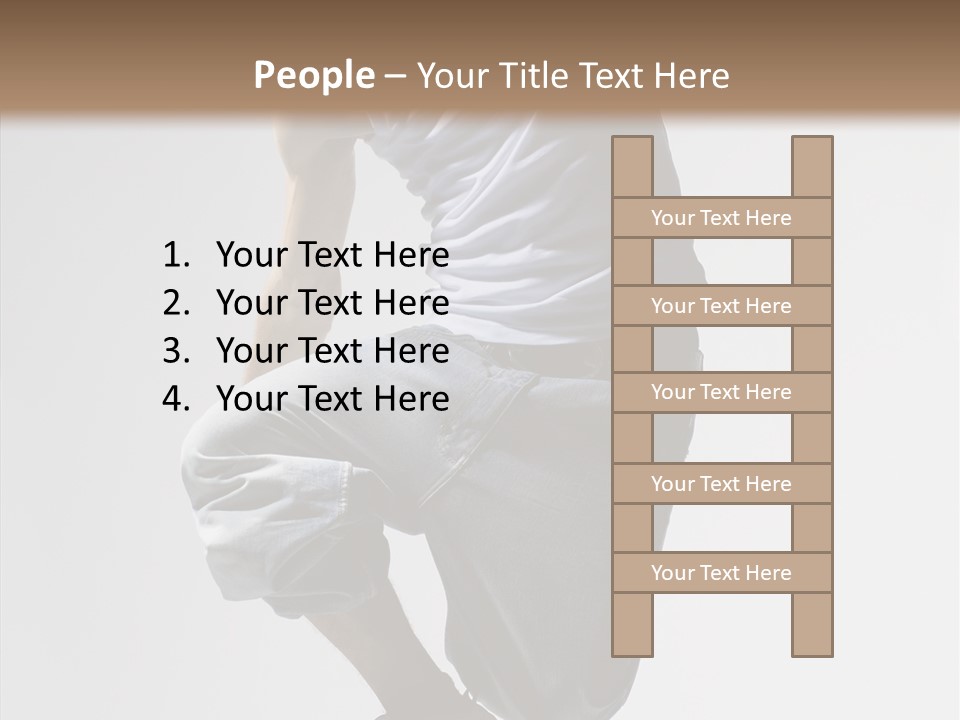 Exercizing Hop Fly PowerPoint Template