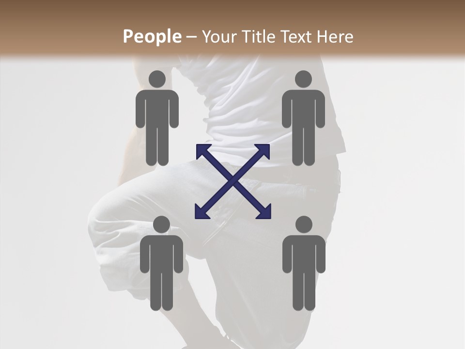 Exercizing Hop Fly PowerPoint Template